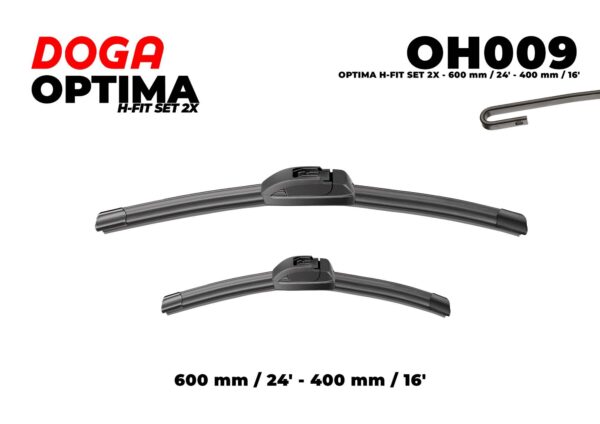 RETROFIT H-FIT SET 2X 600 mm/24" - 400 mm/16" - OH009