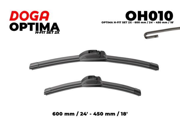 RETROFIT H-FIT SET 2X 600 mm/24" - 450 mm/18" - OH010