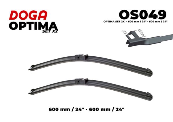 SET 2X - 600 mm/24" - 600 mm/24" - OS049