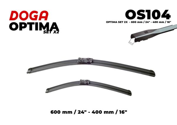 SET 2X - 600 mm/24" - 400 mm/16" - OS104