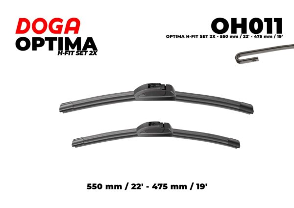 RETROFIT H-FIT SET 2X 550 mm/22" - 475 mm/19" - OH011