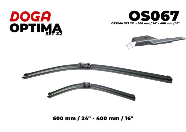 SET 2X - 600 mm/24" - 400 mm/16" - OS067