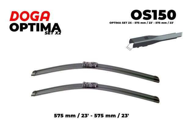 OPTIMA SET 2X - 575 mm / 23" - 575 mm / 23" - OS150