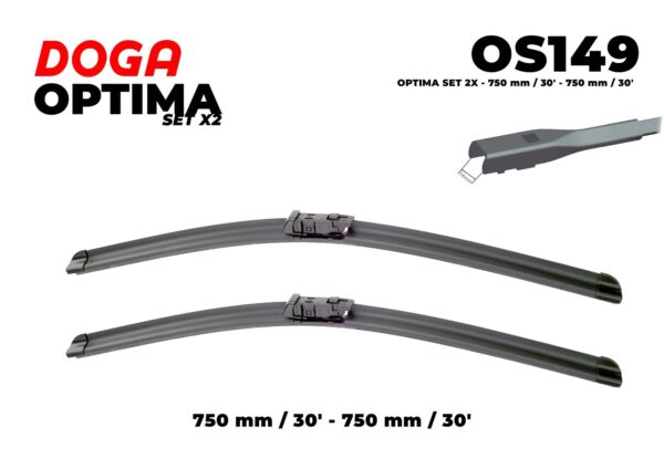 OPTIMA SET 2X - 750 mm / 30" - 750 mm / 30" - OS149