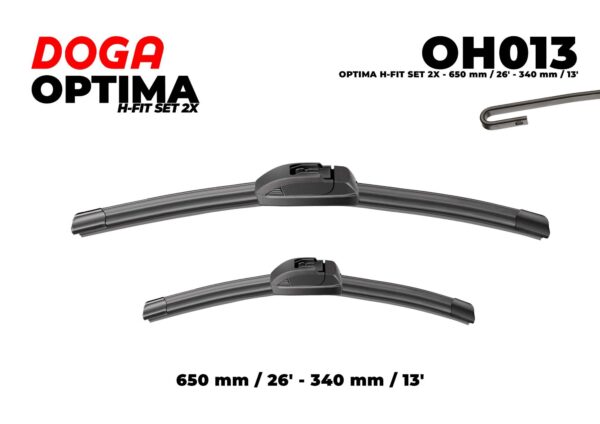 RETROFIT H-FIT SET 2X 650 mm/26" - 340 mm/13" - OH013