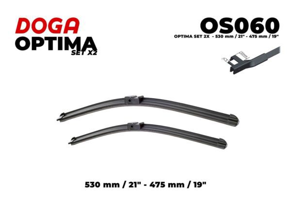 SET 2X - 530 mm/21" - 475 mm/19" - OS060