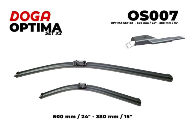 SET 2X - 600 mm/24" - 380 mm/15" - OS007