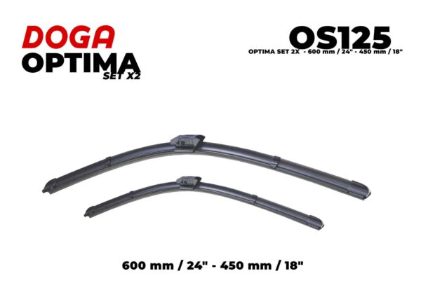 SET 2X - 600 mm/24" - 450 mm/18" - OS125