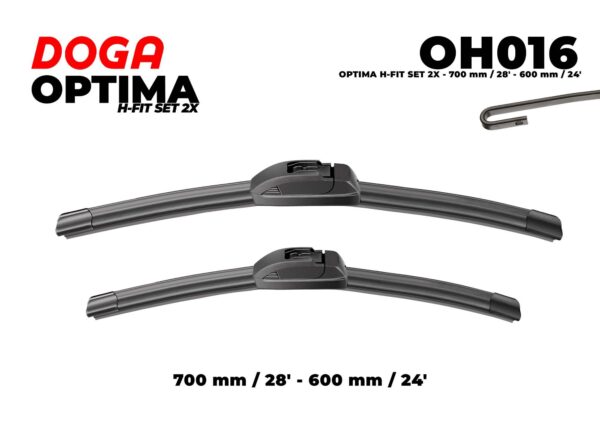 RETROFIT H-FIT SET 2X 700 mm/28" - 600 mm/24" - OH016