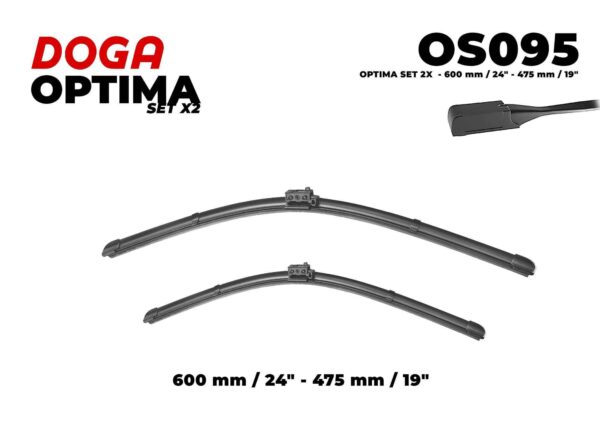 SET 2X - 600 mm/24" - 475 mm/19" - OS095