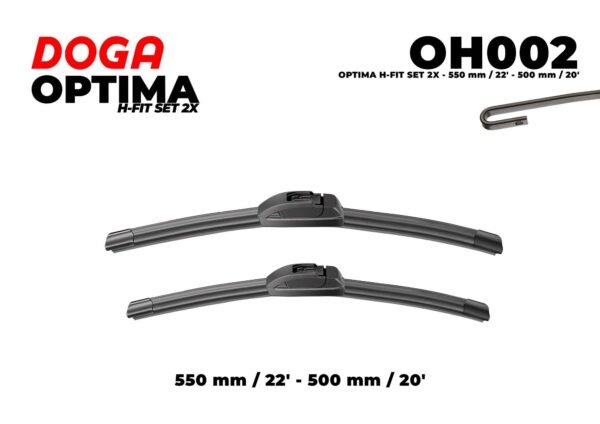 RETROFIT H-FIT SET 2X 550 mm/22"-50 0 mm/20" - OH002