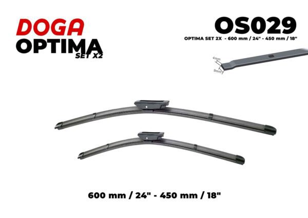 SET 2X - 600 mm/24" - 450 mm/18" - OS029