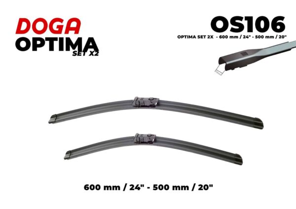SET 2X - 600 mm/24" - 500 mm/20" - OS106