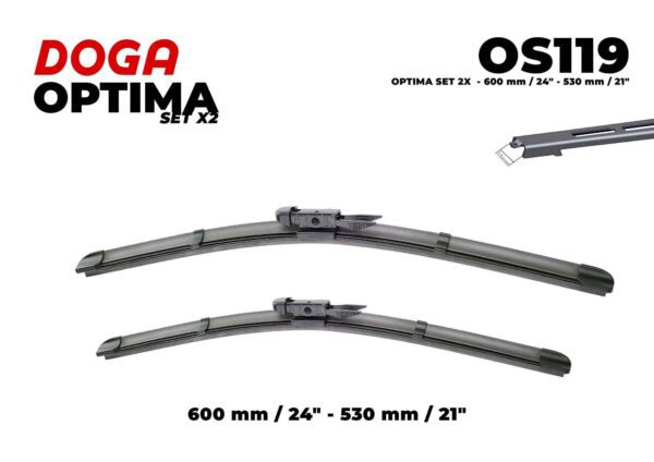 SET 2X - 600 mm/24" - 530 mm/21" - OS119