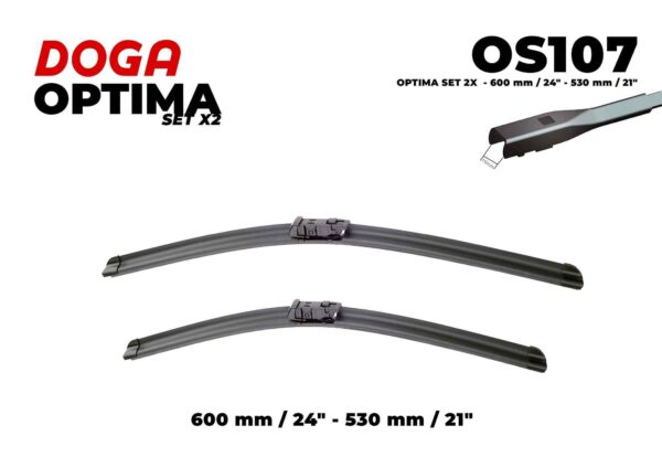 SET 2X - 600 mm/24" - 530 mm/21" - OS107