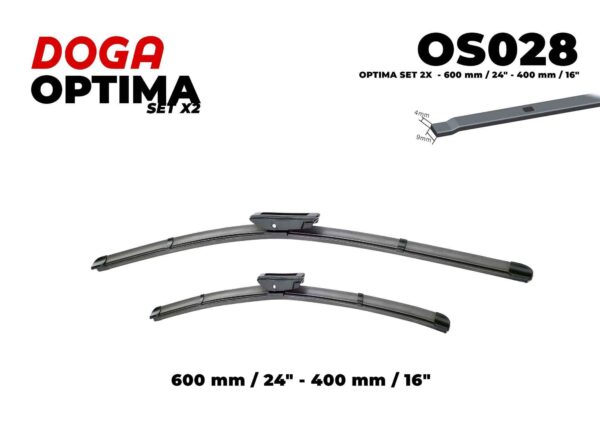 SET 2X - 600 mm/24" - 400 mm/16" - OS028