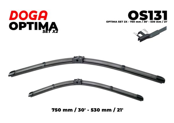 OPTIMA SET 2X - 750 mm / 30" - 530 mm / 21" - OS131