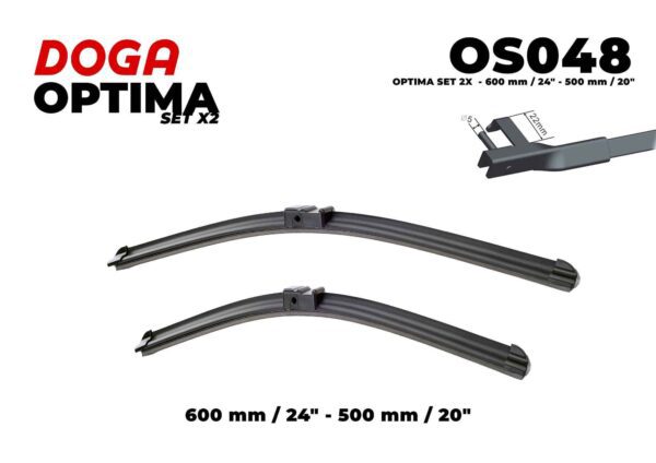 SET 2X - 600 mm/24" - 500 mm/20" - OS048