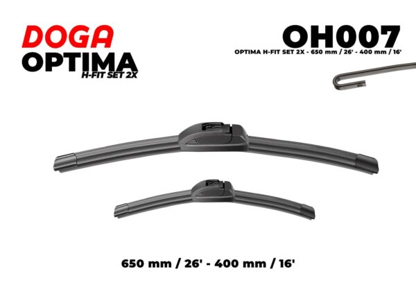 RETROFIT H-FIT SET 2X 650 mm/26" - 400 mm/16" - OH007
