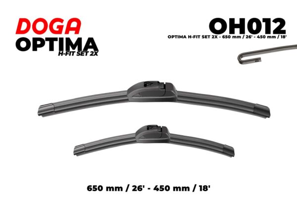 RETROFIT H-FIT SET 2X 650 mm/26" - 450 mm/18" - OH012