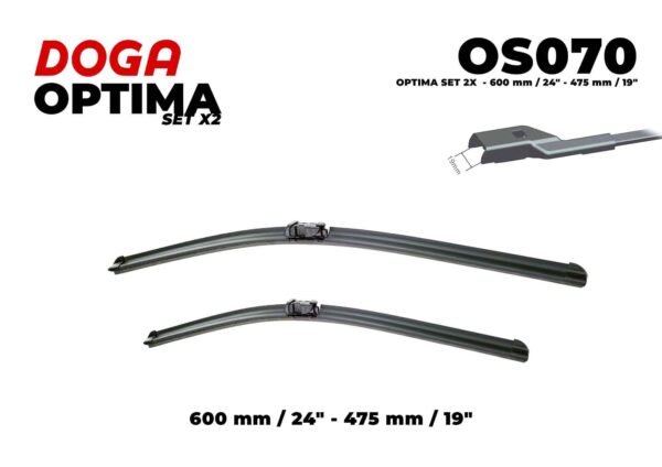 SET 2X - 600 mm/24" - 500 mm/20" - OS070