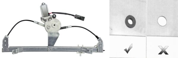 FIAT DOBLO 2006 2009 ELEVALUNAS ELECTRICO FRONTAL DERECHO