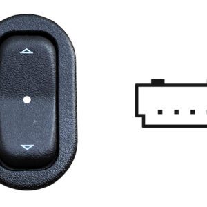 OPEL CORSA C 2000.09-*BOTON ELEVALUNA PUERTA FRONTAL DERECHO +TR DERECHO /IZQUIERDO 4PIN