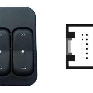 OPEL CORSA C 2000.09-*COMANDO PUERTA FRONTAL IZQUIERDO (2 BOT)8PIN