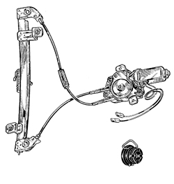 PEUGEOT 306 1993 ELEVALUNAS ELECTRICO FRONTAL DERECHO 4-5 PUERTAS