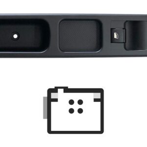 PEUGEOT 207 06-*COMANDO PUERTA FRONTAL DERECHO C/CONF(1 BOT)4PIN