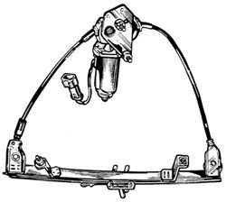 RENAULT CLIO 1990 ELEVALUNAS ELECTRICO FRONTAL DERECHO 3 PUERTAS