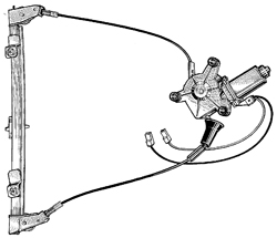 RENAULT MEGANE 1996 ELEVALUNAS ELECTRICO FRONTAL DERECHO 2P
