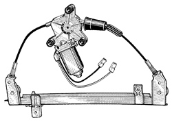 RENAULT SCENIC 1996 1999 LATERAL CRISTALS ELCT TRASERO IZQUIERDO