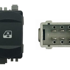 RENAULT MEGANE 02-*BOTON ELEVALUNA DEL DCH C/CONF 6PIN