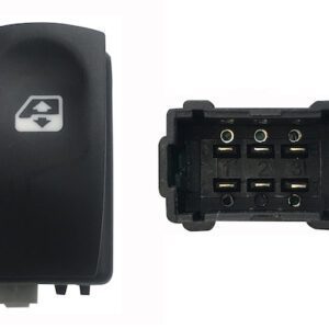 RENAULT CLIO/MODUS/TWINGO 05-*BOTON ELEVALUNA PUERTA DEL DCH+TRASERO DCH/IZQ 6PIN