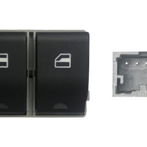 SEAT IBIZA/CORDOBA/POLO 02-*MANDO PUERTA DEL IZQ(NEGRO/BLANCO)(2 BOT)4