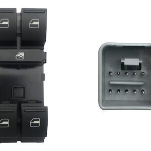 SEAT/VW GOLF/PASSAT/POLO/IBIZA/LEON 03-*MANDO PUERTA DEL IZQ (NEGRO/BR