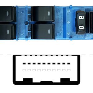 TOYOTA AVENSIS 2009.01 COMANDO PORTA FRT ESQ(4 BOT)10PIN