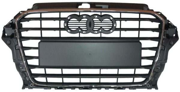 AUDI A3 13-*REJILLA IMPRIMADO CON-MOLDURA CROMADO