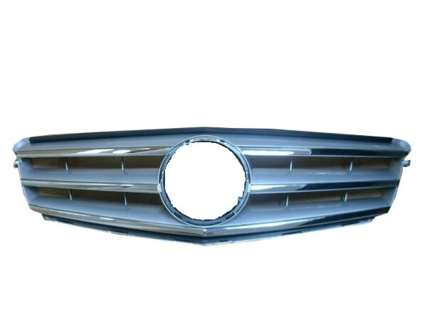 MERCEDES C W204 2007 REJILLA COMP ( CROMADO +CINZ ) CLASSIC