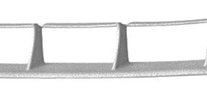 SEAT TOLEDO 1995 REJILLA PARAGOLPES FRONTAL SIN ANTINIEBLA PREPARADO PARA PINTAR