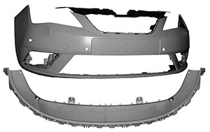 SEAT IBIZA 15-*PARAGOLPE DELANTERO IMPRIMADO CON HUECO SENS+SPOIL