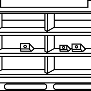 TOYOTA HILUX LN55-56 1987 REJILLA GRIS