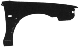 TOYOTA COROLLA LATERAL B 1988 ALETA FRONTAL DERECHO