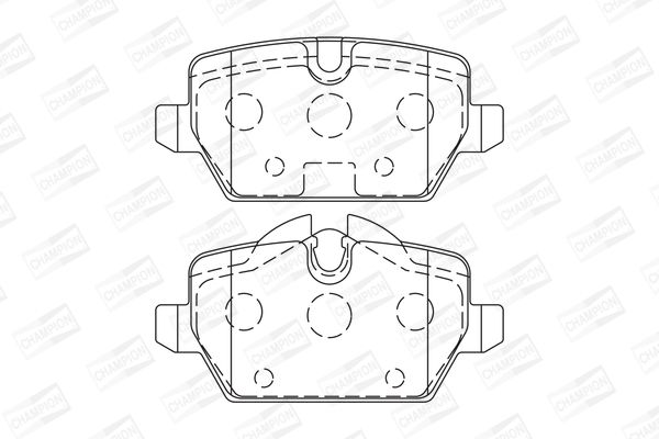 CHAMPION PASTILLA DE FRENOS - 573136CH