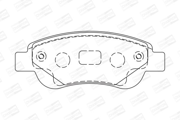 CHAMPION PASTILLA DE FRENOS - 573135CH