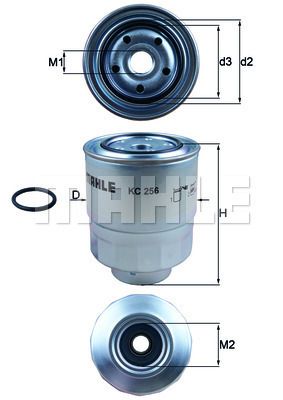FILTRO DE COMBUSTIBLE - KC256D