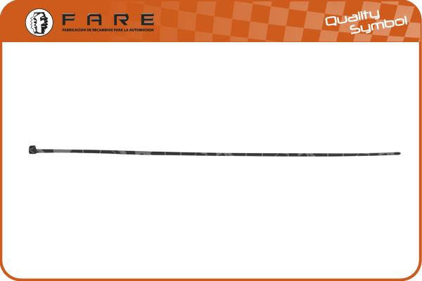 BRIDA UNIV. NYLON 3.6X250 NEGRA - 0637-5