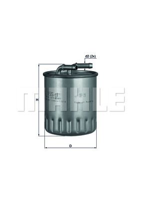 FILTRO DE COMBUSTIBLE - KL155/1