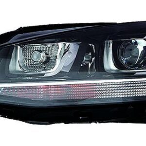 Faro Izquierdo Con Luz de Día  Eléctrico  Con Motor  Negro  H7  D3S  H21W  PW24W  T. V/GTI MODELO GTD